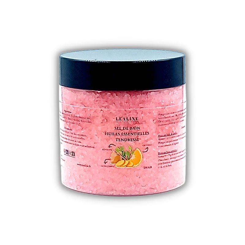 sel de bain huile essentielle tendresse lealine-bain-relaxation