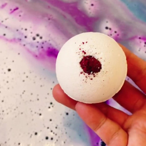 Boule de bain moussante floral