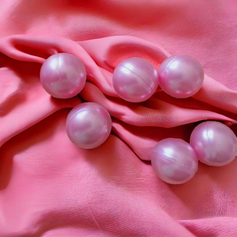 5 Perles huile de bain Rose lealine