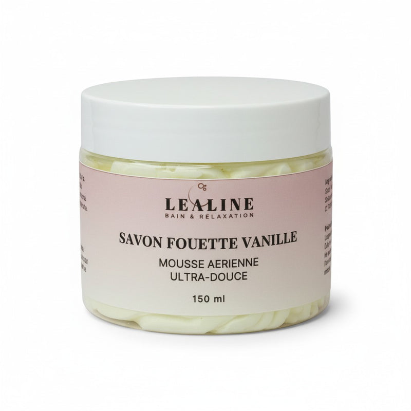 Savon fouetté chantilly vanille