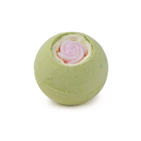 Bombe de bain Thé Vert Rose 180g lealine