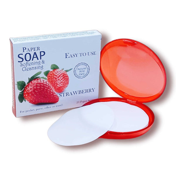 Savon de poche Fraise - lealine-bain-relaxation